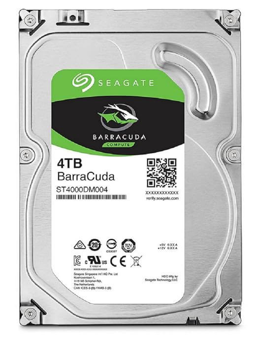 SEAGATE 希捷 酷鱼系列 4TB 5400转256M SATA3 台式机机械硬盘 ST4000DM004 中亚Prime会员免运费直邮到手约￥545
