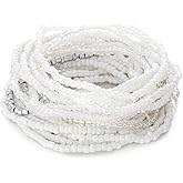 Kysin Chiys 20Pcs Set Colorful Bohemian Seed Beaded Bracelets Handmade Adjustable Stackable Rainbow Beads Anket Multilayer Vaction Elastic Bracelet Summer Beach Boho Jewelry Gifts for Women