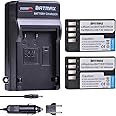 Batmax 2Pcs D-Li109 Battery + DC Charger for Pentax D-LI109 Pentax K-R K-30 K-50 K-500 KR K30 K50 K500 K-S1 K-S2 K-70 Camera Batteries