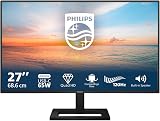 Philips 27E1N1600AE 27 inch QHD Monitor 100 Hz USB-C 65W HDR IPS view 2