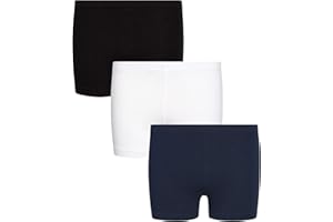 French Toast Girls Biker Shorts - 3 Pack Under Shorts for Uniforms, Skirts, Dresses - Dance Cartwheel Shorts for Girls (4-16)