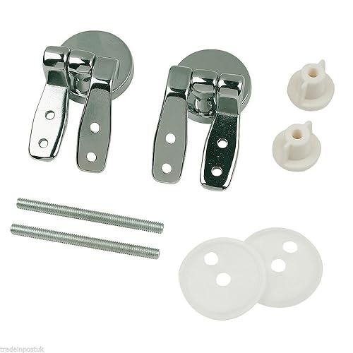 White Plastic Toilet Seat Hinges Amazon.co.uk DIY & Tools