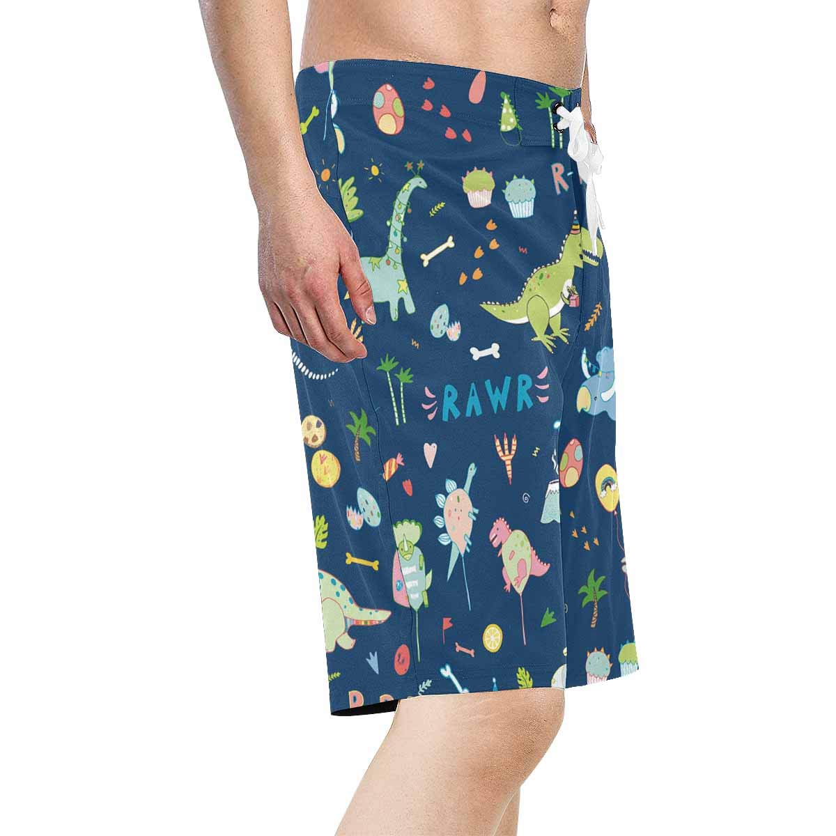 INTERESTPRINT Mens Printed Board Shorts 