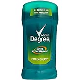 Degree Men Anti-Perspirant Deodorant Invisible Stick Extreme Blast - 2.7 oz, Pack of 6
