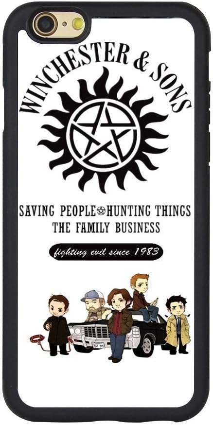 Supernatural Iphone 6s Plus Case, Supernatural Cartoon Cover Case for Iphone 6 Plus 5.5" TPU Case