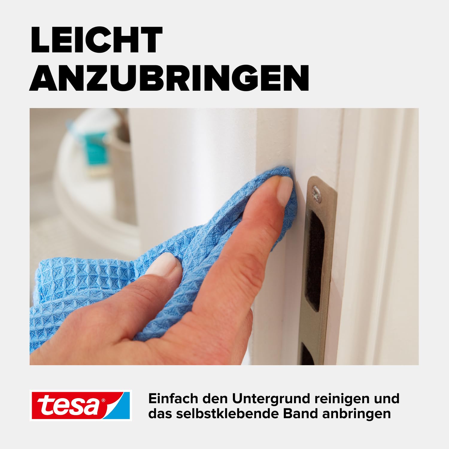 tesa INSULATION Dichtungsband - Schaumstoffdichtung zum Isolieren von Spalten im Haushalt, selbstklebend - Weiß - 10 m x 9 mm x 5,5 mm 7