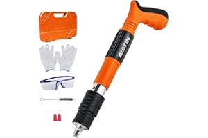 ALATIN Nail Gun Kit, 5-Speed Adjustable Manual Steel Nail Gun, Portable Wall Fastening Tool, Ideal for Woodworking, Home Repairs & DIY Projects
