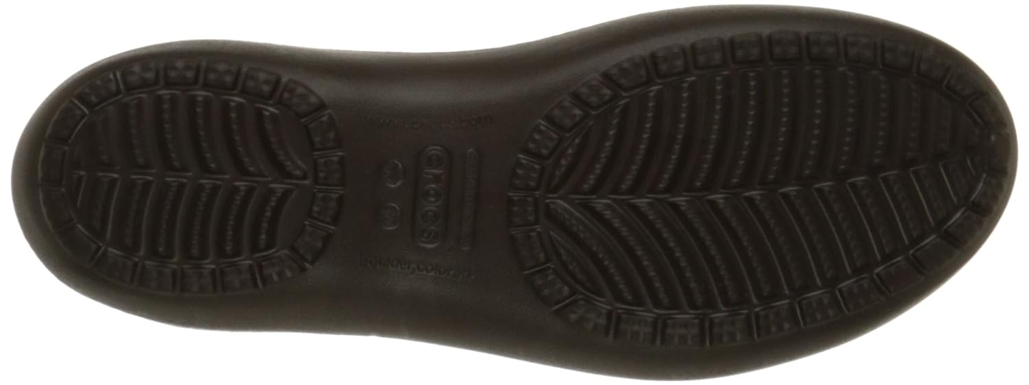 crocs women's kadee platinum rubber ballet flats