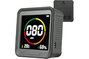 VETOUCH Sound Level,High Precision Decibel Meter 3 in 1spl Meter Level Temperature/Humidity Measurement, Type-C Charging/Hang
