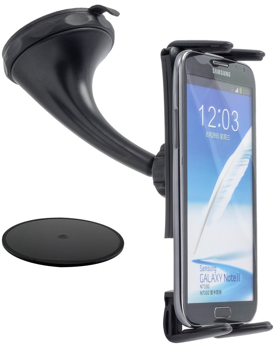 Arkon SM622 Car Passive Holder Black Holder – Holders (Mobile Phone/Smartphone, Tablet/UMPC, Car, Passive Holder, Black, Suction Cup, iPhone 6S Plus, Galaxy 7.0, 8.0 Tablets)