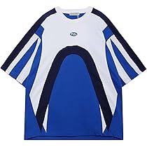 ◆Aelfric Eden◆カラーブロッキング レーシングTシャツ 送料込 Aelfric Eden Graphic Tees Y2k Mens Oversized T Shirt Color