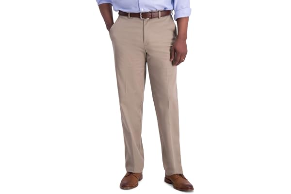 Haggar Men's Iron Free Premium Khaki - Classic Fit