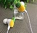 Cartoon Earphone Pineapple 3D Earbuds In Ear Headphone for Apple Samsung HTC Android Smartphone Tablet MP3 Stereo Wired 3.5 mm Best Gif (Pineapple)
