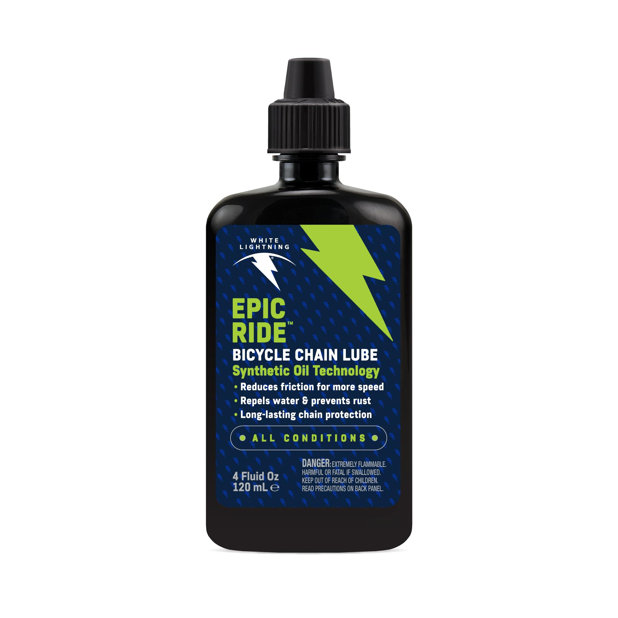 White Lightning Epic Ride Lubricant - 120 ml/4 oz