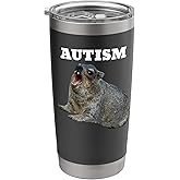 Autism Rock Hyrax Funny Stainless Steel Insulated Tumbler