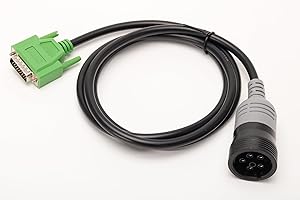 Wirenest® 6-Pin Heavy Duty Diagnostic Cable – Aftermarket Replacement for Noregon 121721 – Compatible with JPRO® DLA+ 2.0 & D