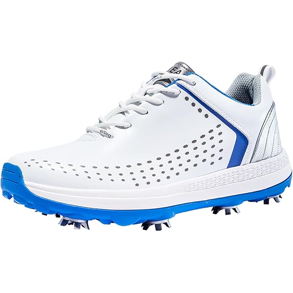 Amazon.com | Spike Waterproof Golf Shoes with 8 Spike Golf
