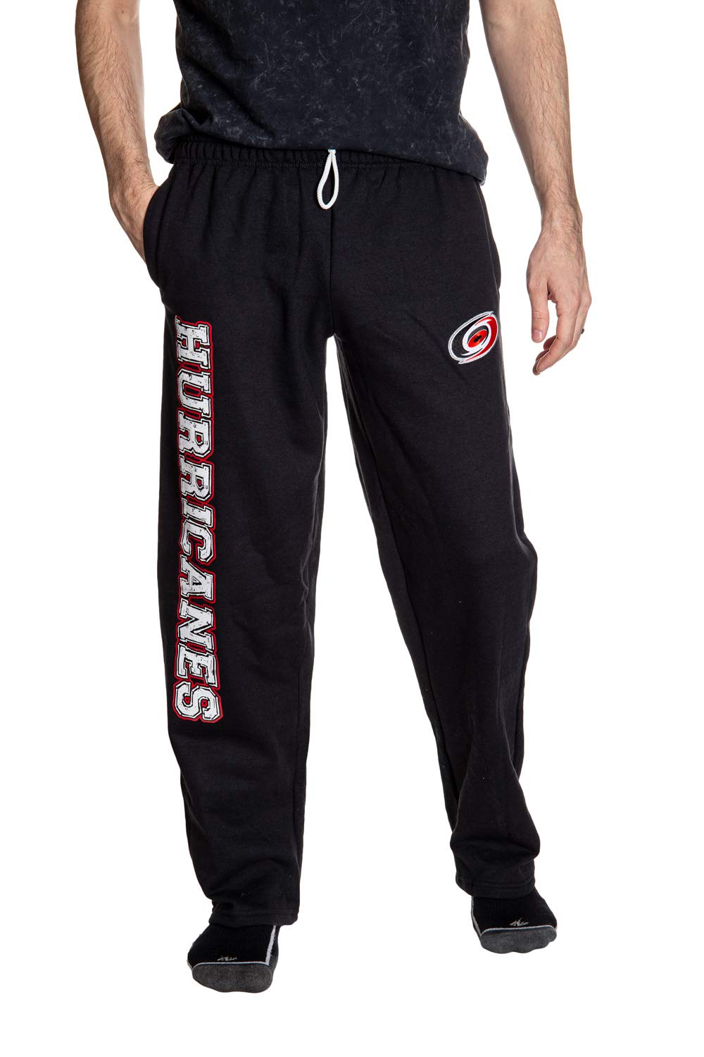 NHL Men's Premium Fleece Official Team Sweatpants (Carolina Hurricanes, XX-Large) Image