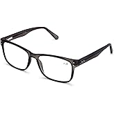 V.W.E. Large Men Premium Rectangle Reading Glasses - Wide Fitment Optical Quality Reader
