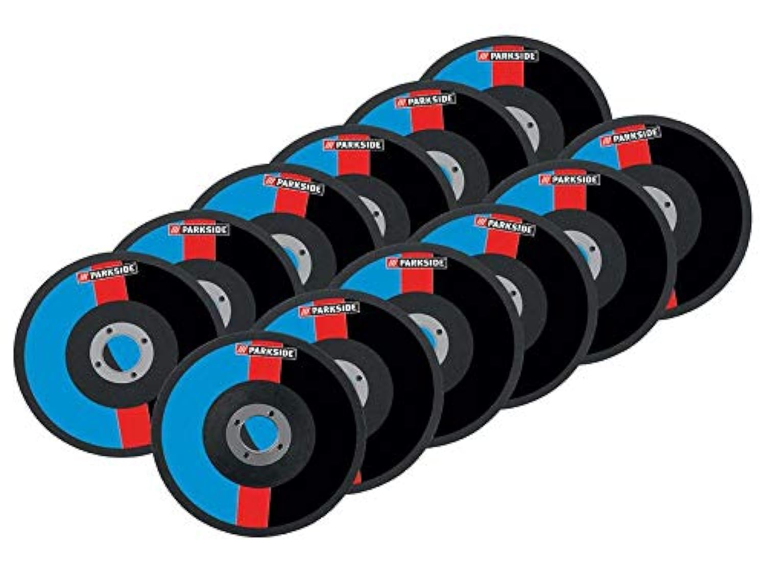 12x Cutting Discs PWSZ 38 | Ø 125 mm | Angle Grinder Accessories | et al for Parkside PWSA 20-Li, Hilti, Güde, Florabest, Einhell, Bosch and Others