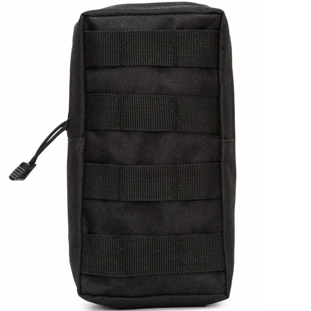 Tactical MOLLE Pouch Waist Pack EDC Organiser Medic Tool Bag Airsoft Military Army Utility Belt Backpack Vest Pouch (Black)