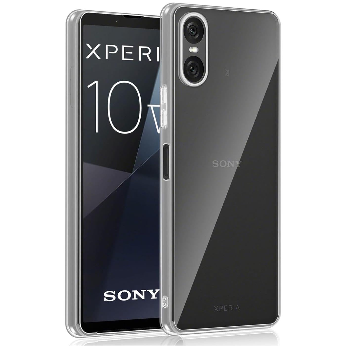 Verco Mobile Phone Case for Sony Xperia 10 VI 2024 Case, Mobile Phone Cover for Sony Xperia 10 VI Case Transparent Thin Clear Silicone Transparent