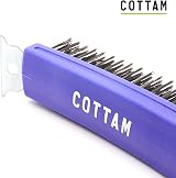 Cottam Heavy Duty 6 Row Steel Wire Scratch Brush with Scraper view 4