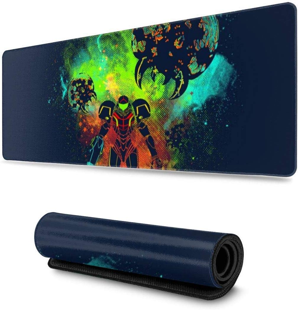 Extra Large Mouse Pad Metroid Art Powder Splash Desk