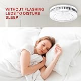 XINDUM Smoke Alarm 10 Years Battery 3 Pack, 85dB, Test/Mute, Magnetic Holder view 6