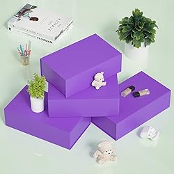 RYDDOY Purple Gift Box, 12x6x4'' Gift box for