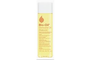 Bio-Oil Natural Skincare Oil, Serum for Scars and Stretch Marks, Face and Body Moisturizer for Dry Skin, Hair Oil, For All Skin Types, 4.2 Oz