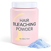 Hair Bleach Powder, Professional Lightening Bleach for Hair, Strong & Gentle Bleach Powder for Hair, Lift Up to 8 Levels, Perfect for DIY Blonde Highlights & Lightening (500g/17.64 oz)