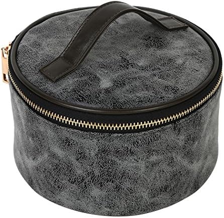 Mootime Cosmetic Makeup Travel Toiletry Storage Bag Pouch Organizer Case for Ladies Deep Grey