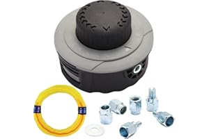 Quintillus H02 Weed Eater Head Universal Trimmer Head String Trimmer Head Bump Feed Weed Wacker Head Grass Trimmer Head Replacement for Weed Warrior, Echo, Husqvarna, Comes with .095 Trimmer Line