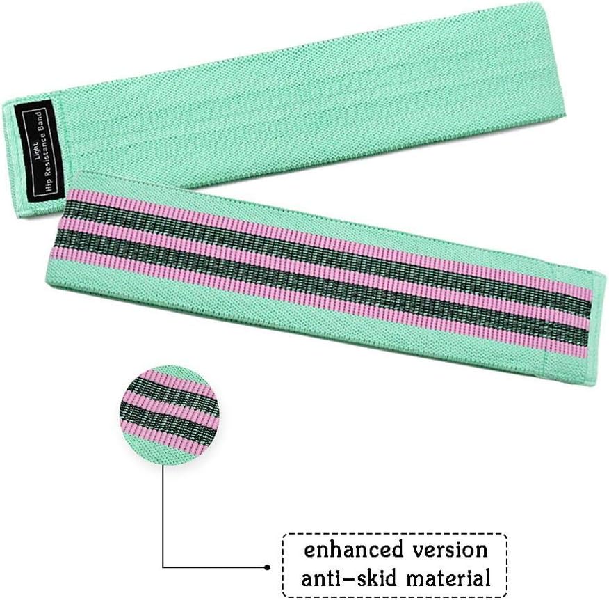 signmeili Resistance Bands for Legs and Butt, Sports Fitness Bands Stretching Strength Training for Power Training Physical Therapy Home Workout Yoga Pilates Activate Glutes and Thigh Contribution