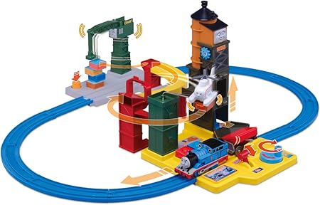 Amazon タカラトミー プラレール キャラアクション きかんしゃトーマス チャレンジ ソドー島 車両 おもちゃ