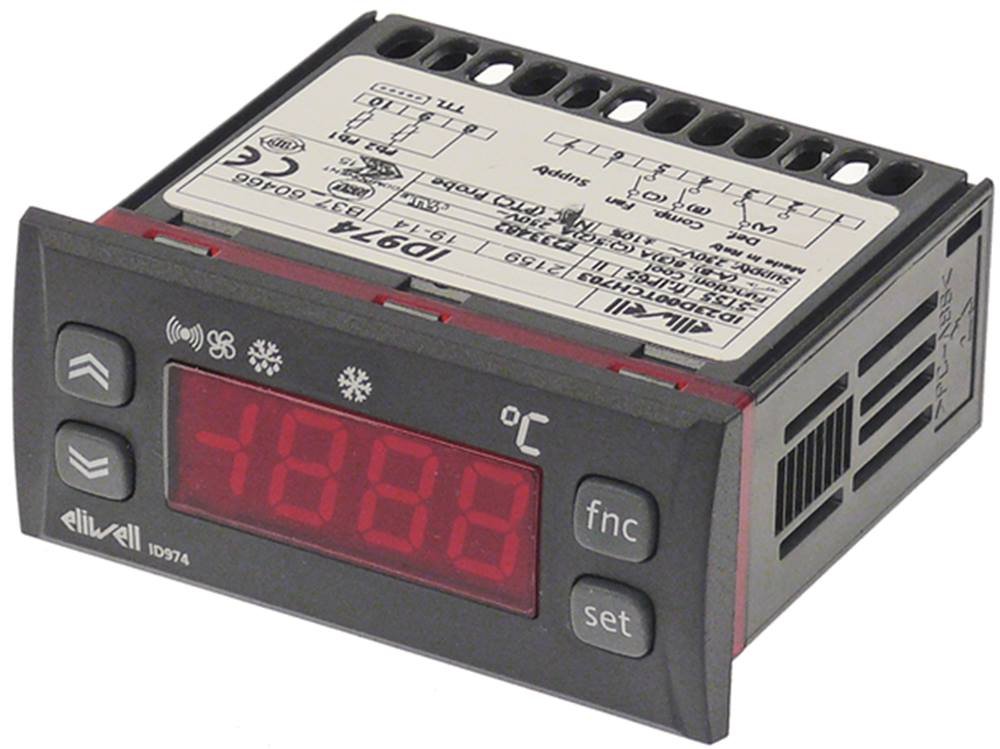 eliwell Elektronik regulador id974 empotrable métrica 71 x 29 mm 230 V ...