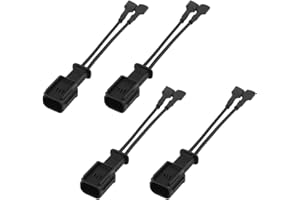 X AUTOHAUX Car Speaker Wire Adapter Audio Horn Harness Cable Connector for Honda Civic 4pcs