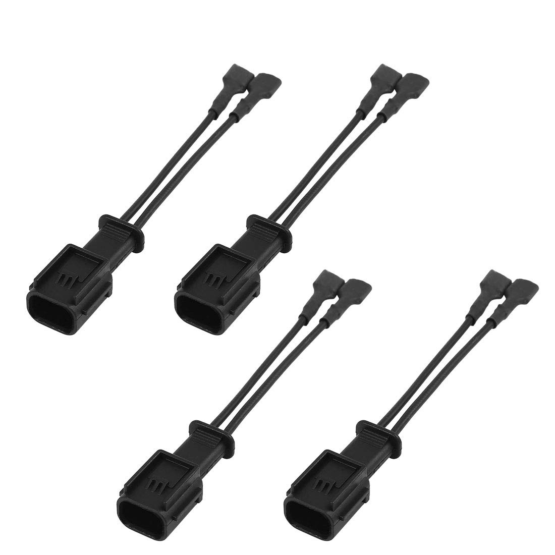 X AUTOHAUX 4pcs Speaker Wire Adapter Horn Harness Cable Connector for H onda