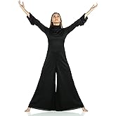 Danzcue Womens Long Sleeve Turtleneck Jumpsuit