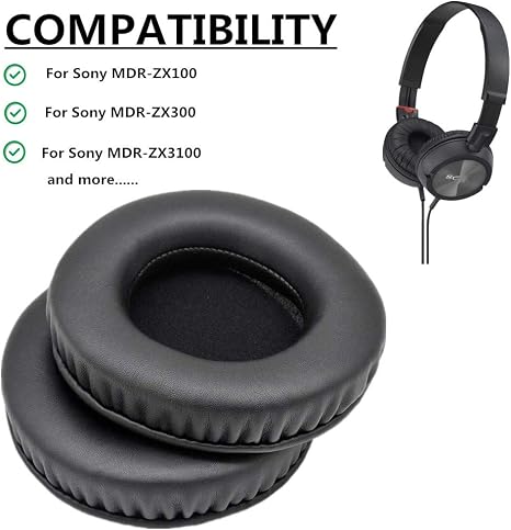 Imbottiture Cuscinetto Auricolare Per Sony MDR ZX100 ZX300 Cuffia  urban-earth.co.uk