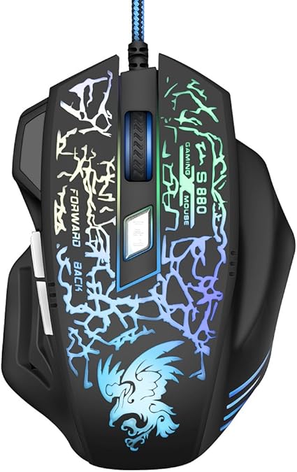 Amazon ゲーミングマウス Beboncool 有線 ゲーム マウス ４段dpi Pc ゲーミング マウス ゲーム用マウス Fps ゲーミング マウス 黒 Beboncool ゲーミングマウス 通販