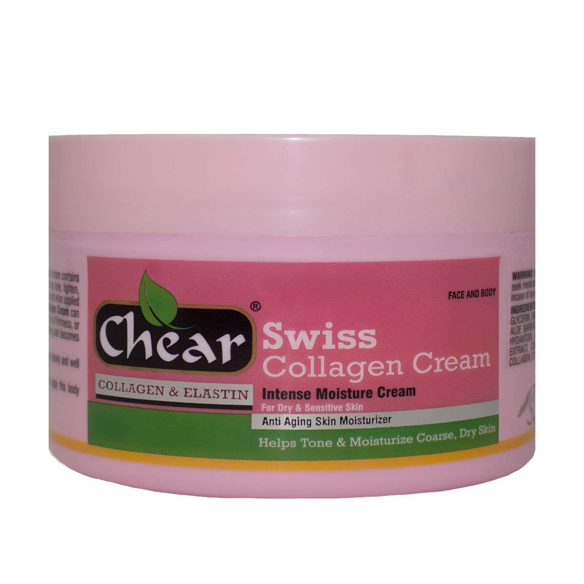 Chear Swiss Collagen & Elastin Intense Moisturising Cream for face & body 500ml