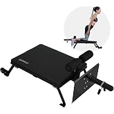 QSN SILK LU Nordic Curl Machine, Hamstring Curl Bench, Compact Glute Bench with wheels, Home Gym Equipment for Leg Workouts