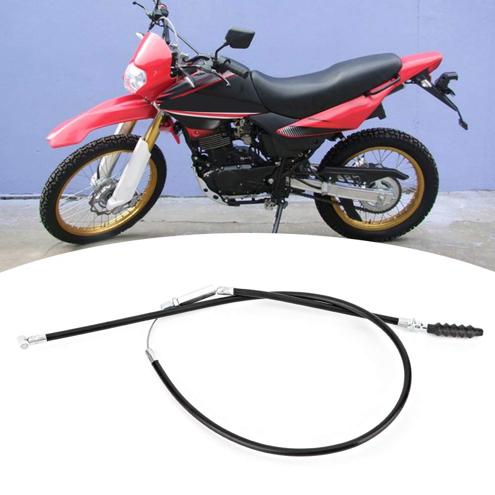 Qiilu Black Pit Dirt Stroke Bike Adjustable Engine Clutch Cable Fits for dirt bike 4-Stroke