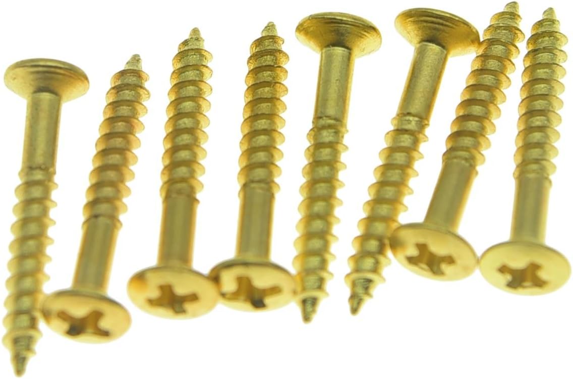 KAISH American Thread Humbucker Pickup Height Screws Humbucker Pickup Ring Pickup Surround Frame Mounting Screws Springs for Gibson/EMG/Seymour Duncan/Dimarzio Gold - Image 5