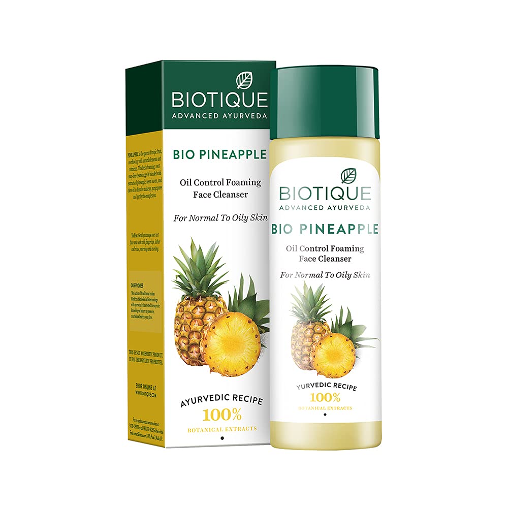 Biotique Pineapple Fresh Foaming Cleansing Gel for Normal To Oily Skin