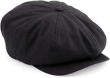 mens black flat caps uk