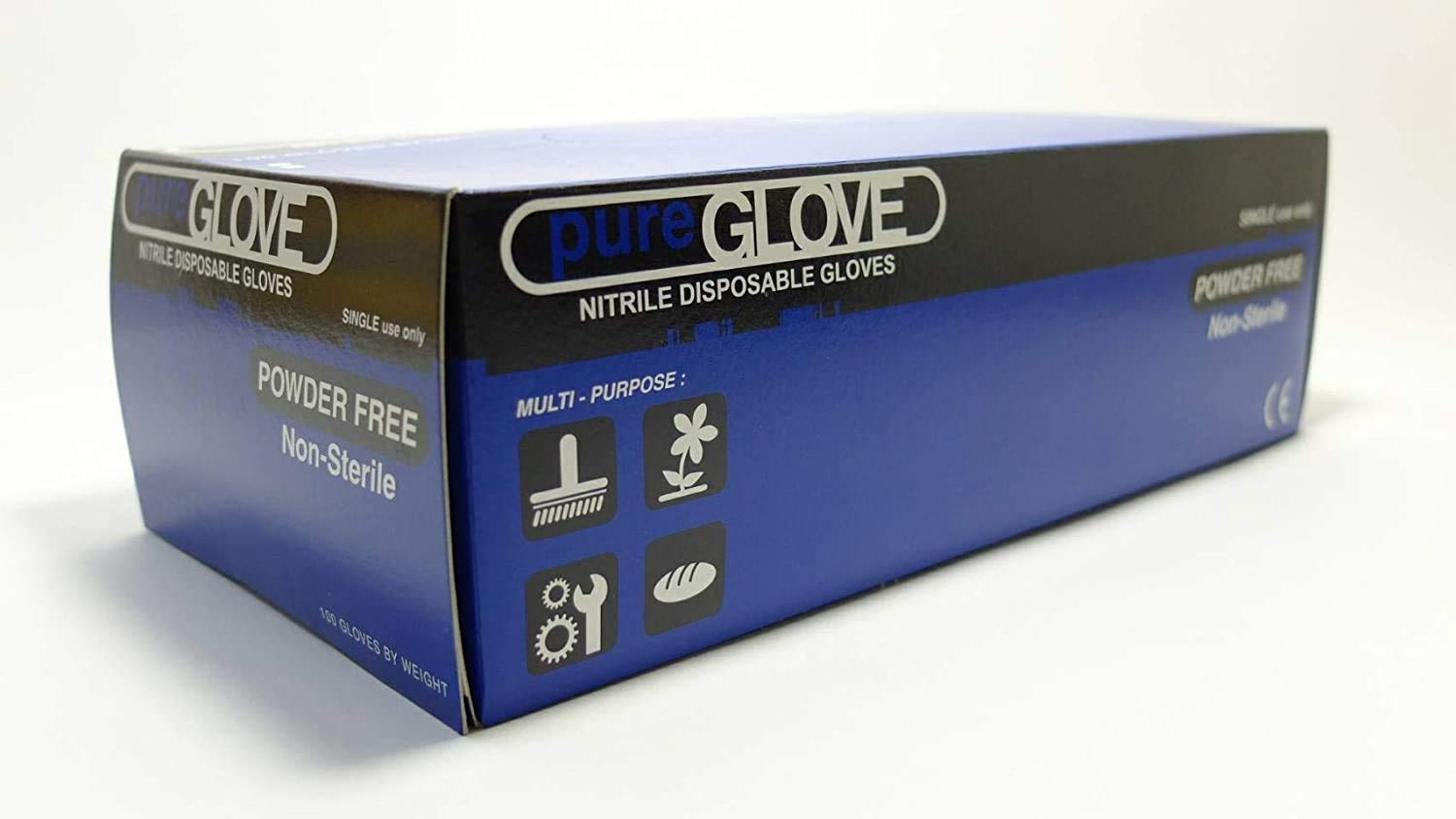 Ruiyang 100 x Blue Disposable Nitrile Examination Gloves Multipurpose,Mechanical, Industrial, Hair & Beauty, Janitorial - Image 4