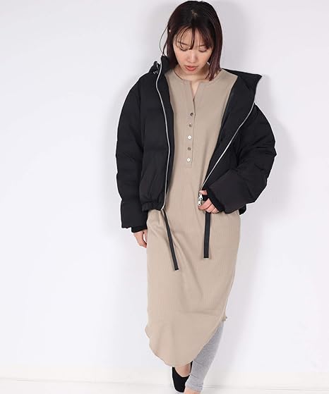 Amazon Co Jp レッドチョップワークス Red Chop Works ハリヌキヘンリー ワンピース 1 38 ベージュ 服 ファッション小物